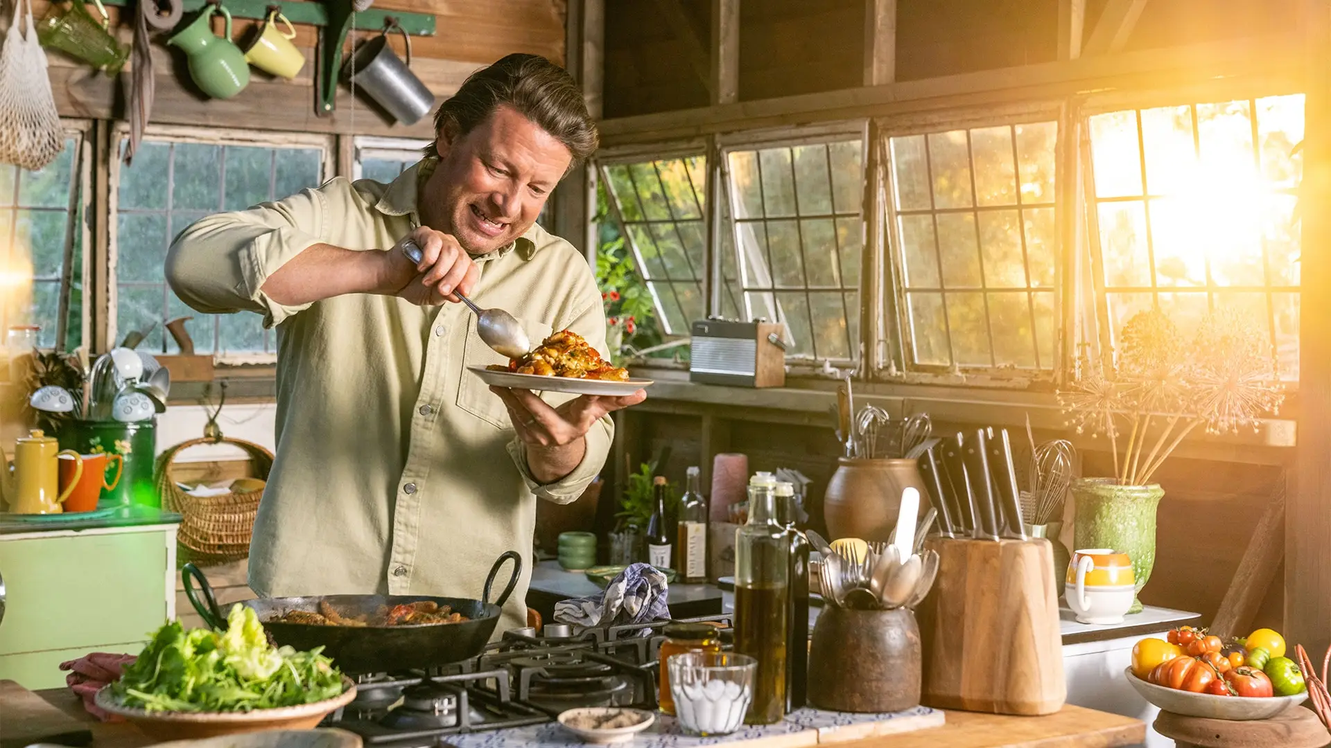 Many other TV stars like Jamie Oliver follow this tried and tested format (Channel 4)