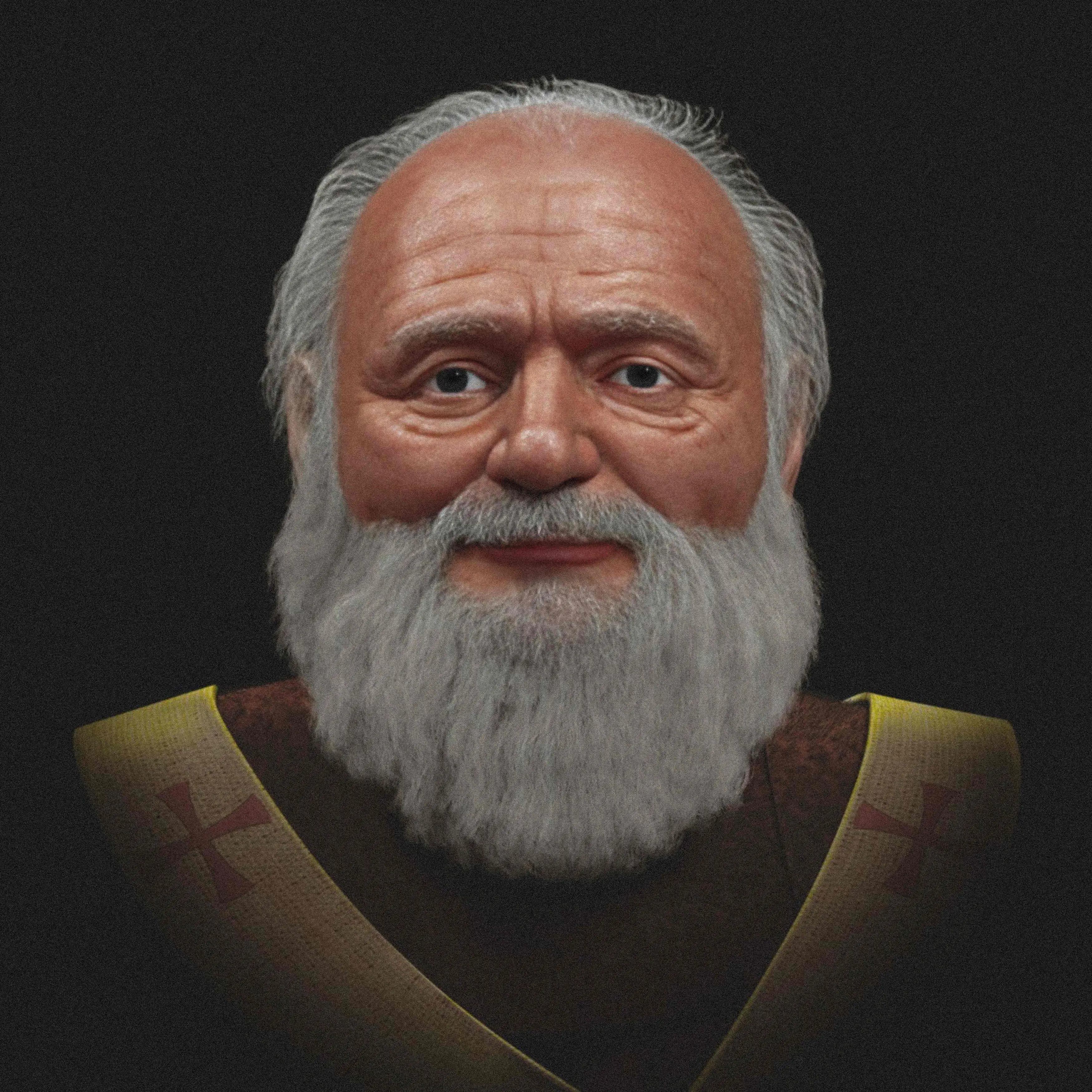 Scientists have used technology to bring Santa to life in a 3D image (Cicero Moraes/Pen News)