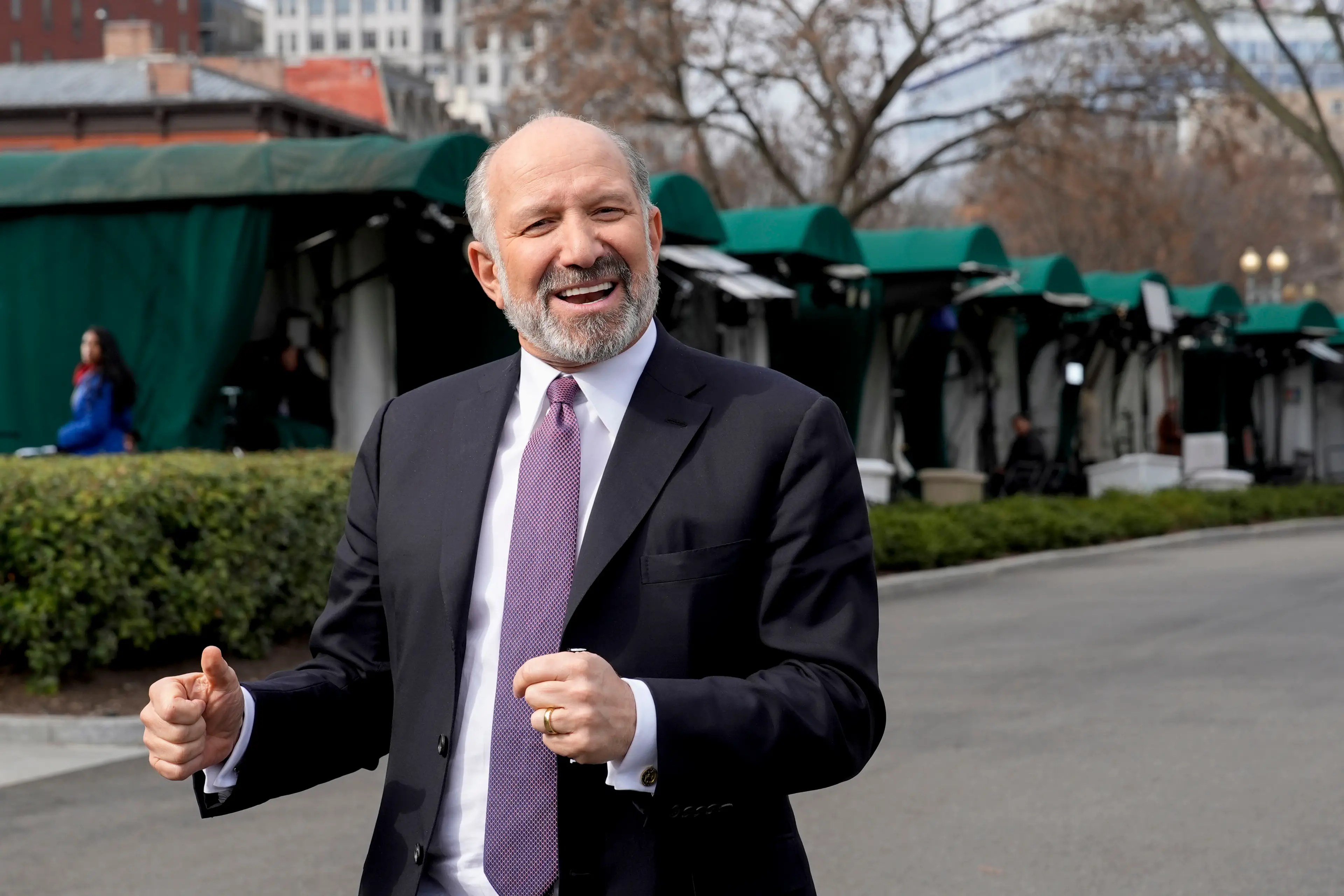 Howard Lutnick also discussed the purpose of the cards (Yuri Gripas/Abaca/Bloomberg via Getty Images)