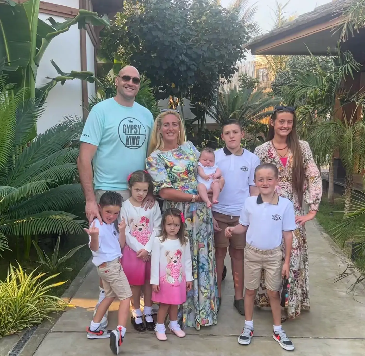 Tyson and Paris have seven kids together (Instagram/parisfury1)