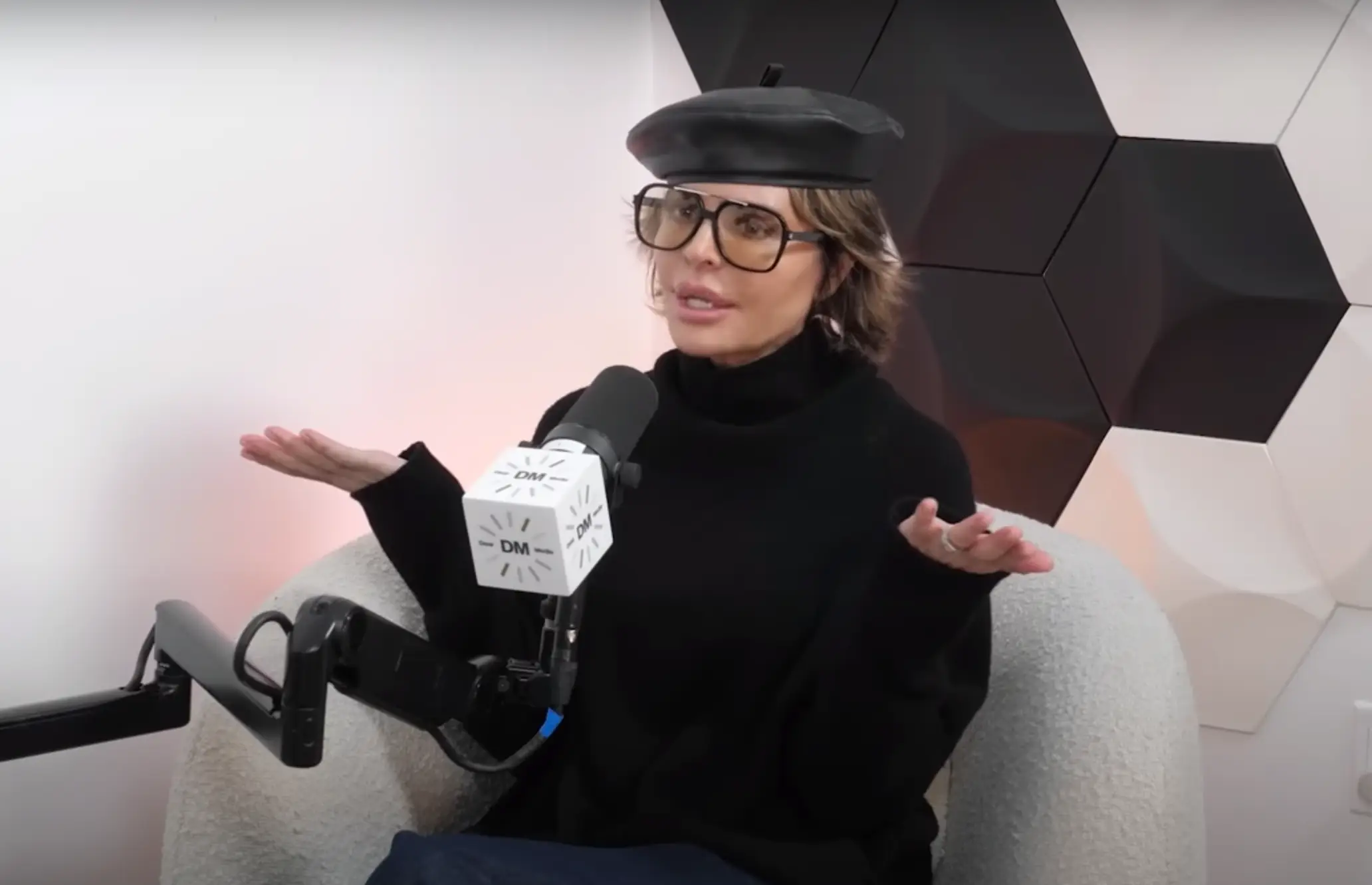 Lisa Rinna has shared details about the time her mum was attacked by an infamous serial killer (YouTube/Let's Not Talk About The Husband)