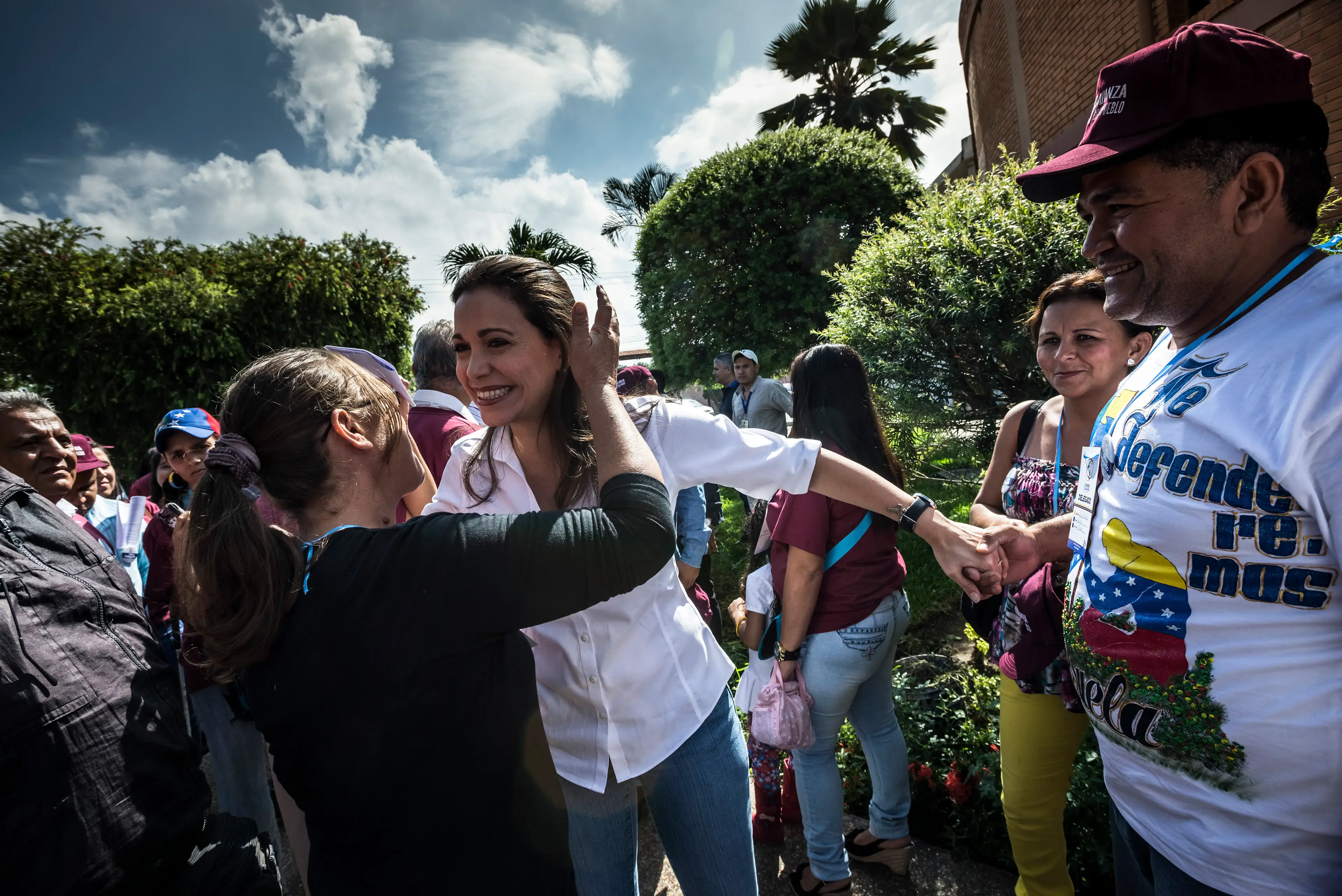 This year's Peace Prize was given to María Corina Machado (Meridith Kohut/Bloomberg via Getty Images)
