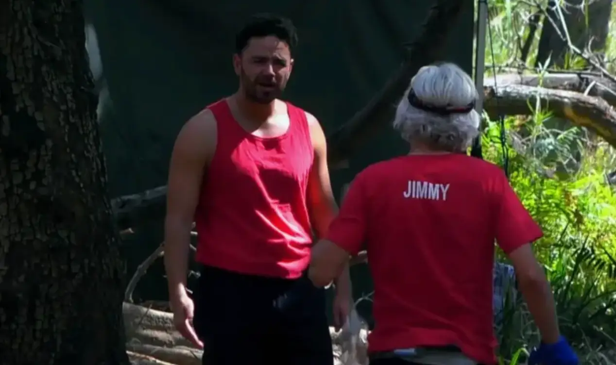Adam Thomas and Jimmy Bullard ended up in a bitter feud from the show (ITV)