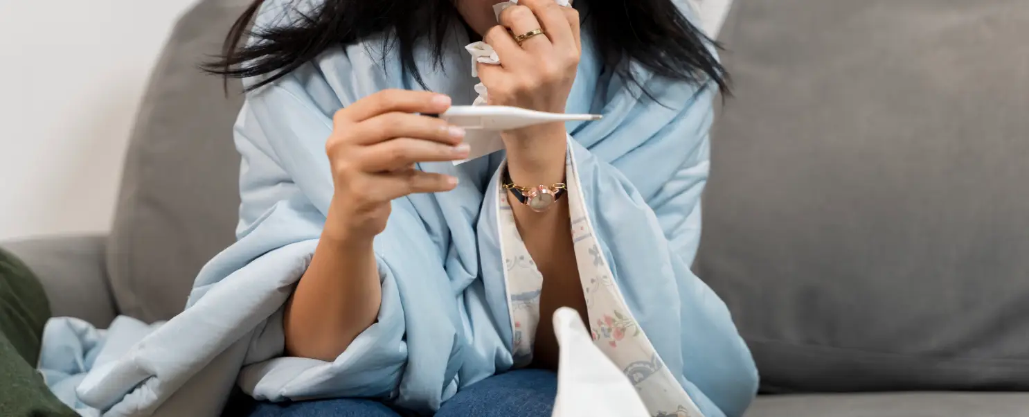 England is experiencing a surge in influenza cases, driven by the H3N2 strain, at the moment (Getty Stock Images)