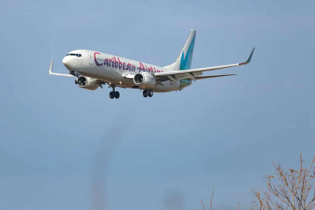 The woman gave birth on a Caribbean Airlines flight (Nicolas Economou/NurPhoto via Getty Images)