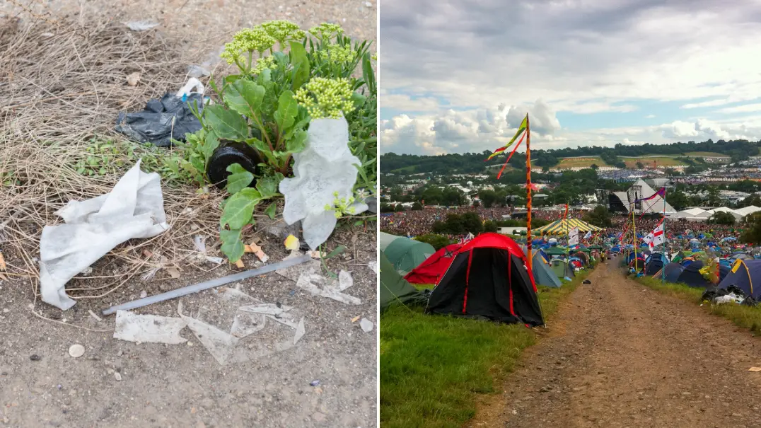 Grim reality of what actually happens when you wash with wet wipes for five days straight at Glastonbury