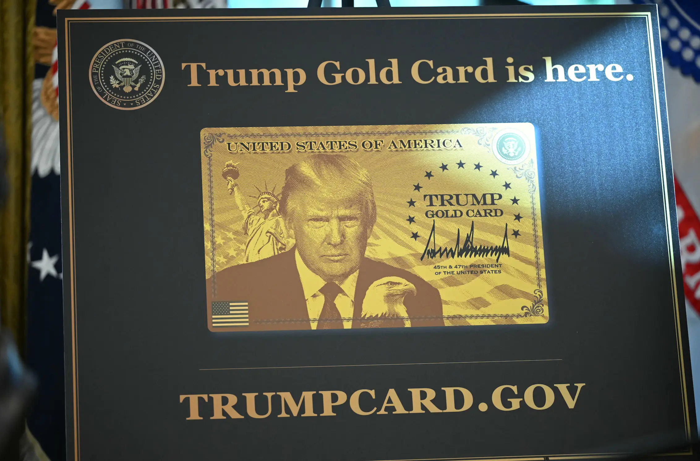 The tokens are essentially green cards (MANDEL NGAN/AFP via Getty Images)