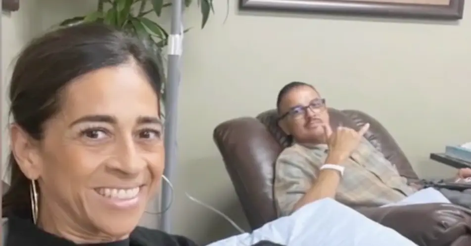 Laura and Michael had to decide who would 'go first' for cancer treatment.