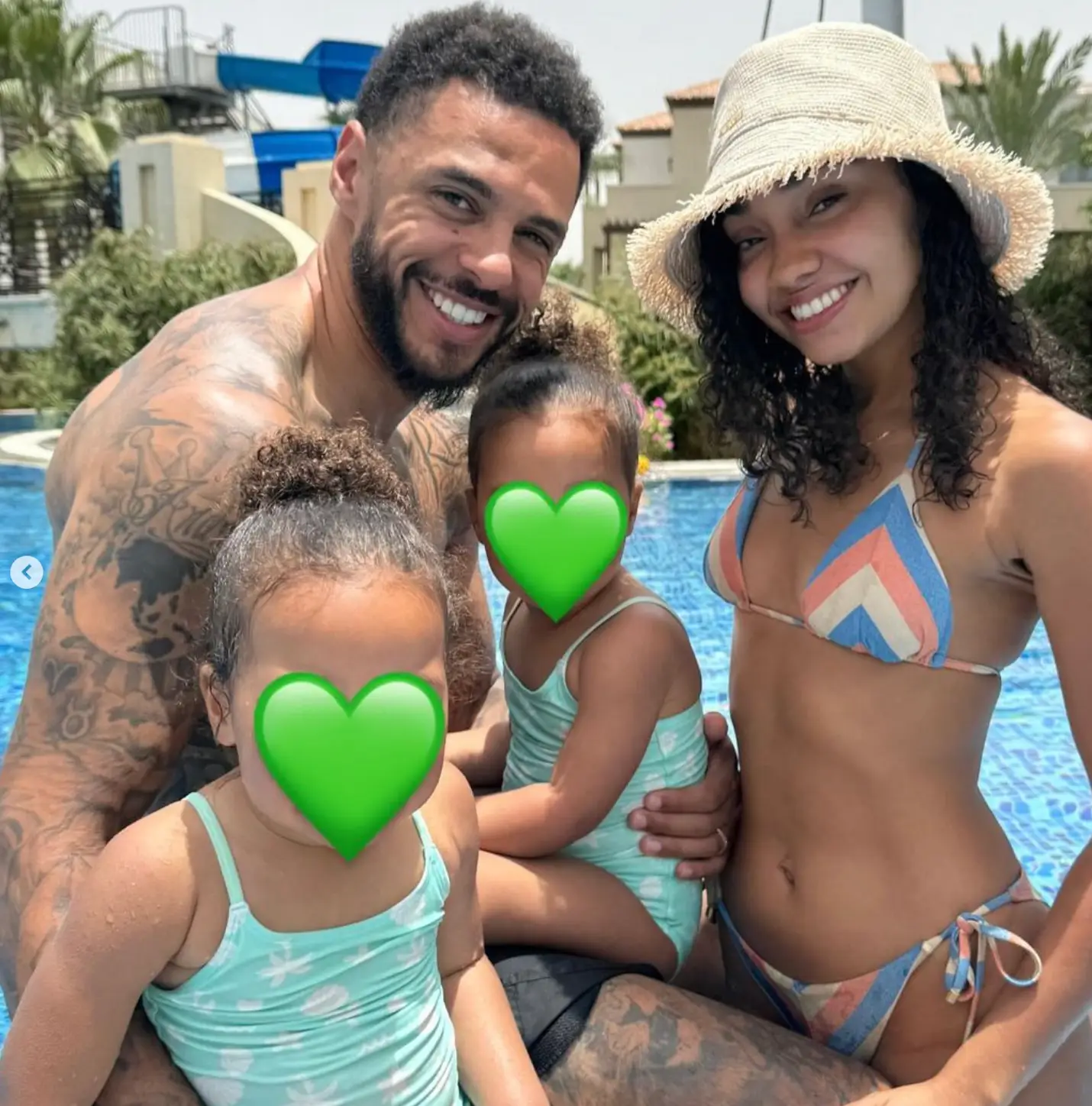 Leigh-Anne admitted the long distance has 'been hell'. (Instagram/@leighannepinnock)