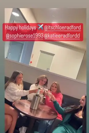 The family have jetted off to Disney World.