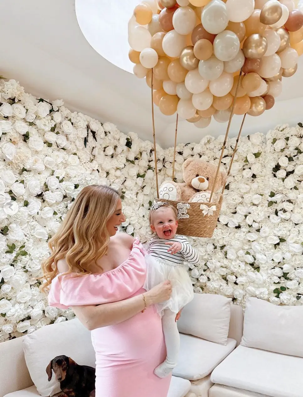 Rose will soon become a big sister. @staceysolomon/Instagram