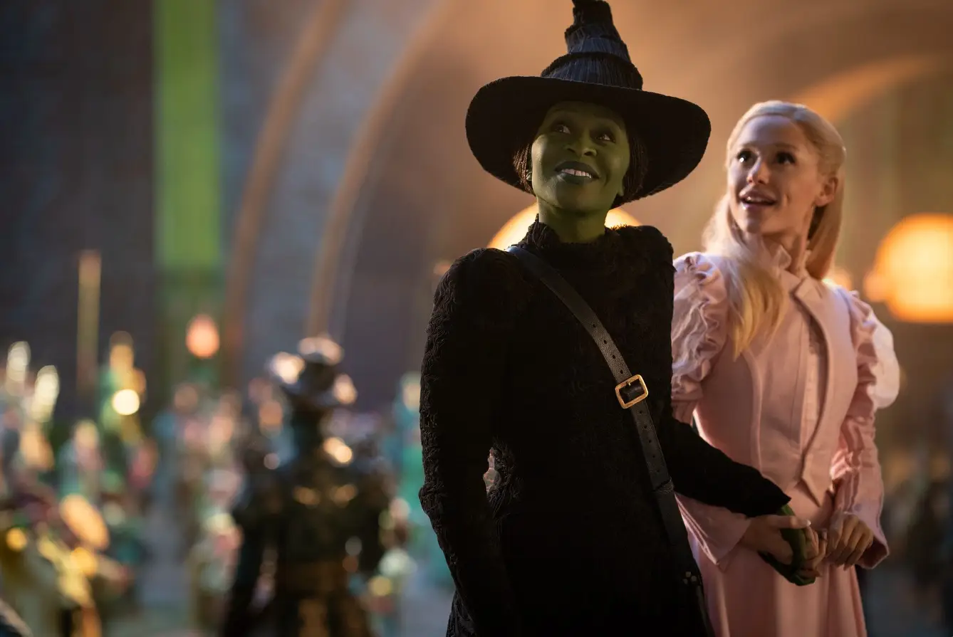 Ariana Grande and Cynthia Erivo star in Wicked (Universal Pictures)