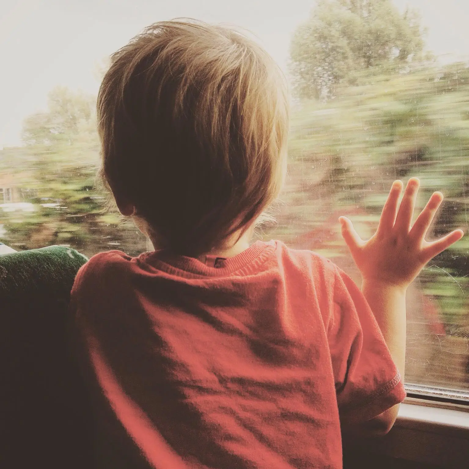 The little boy was apparently making a racket.