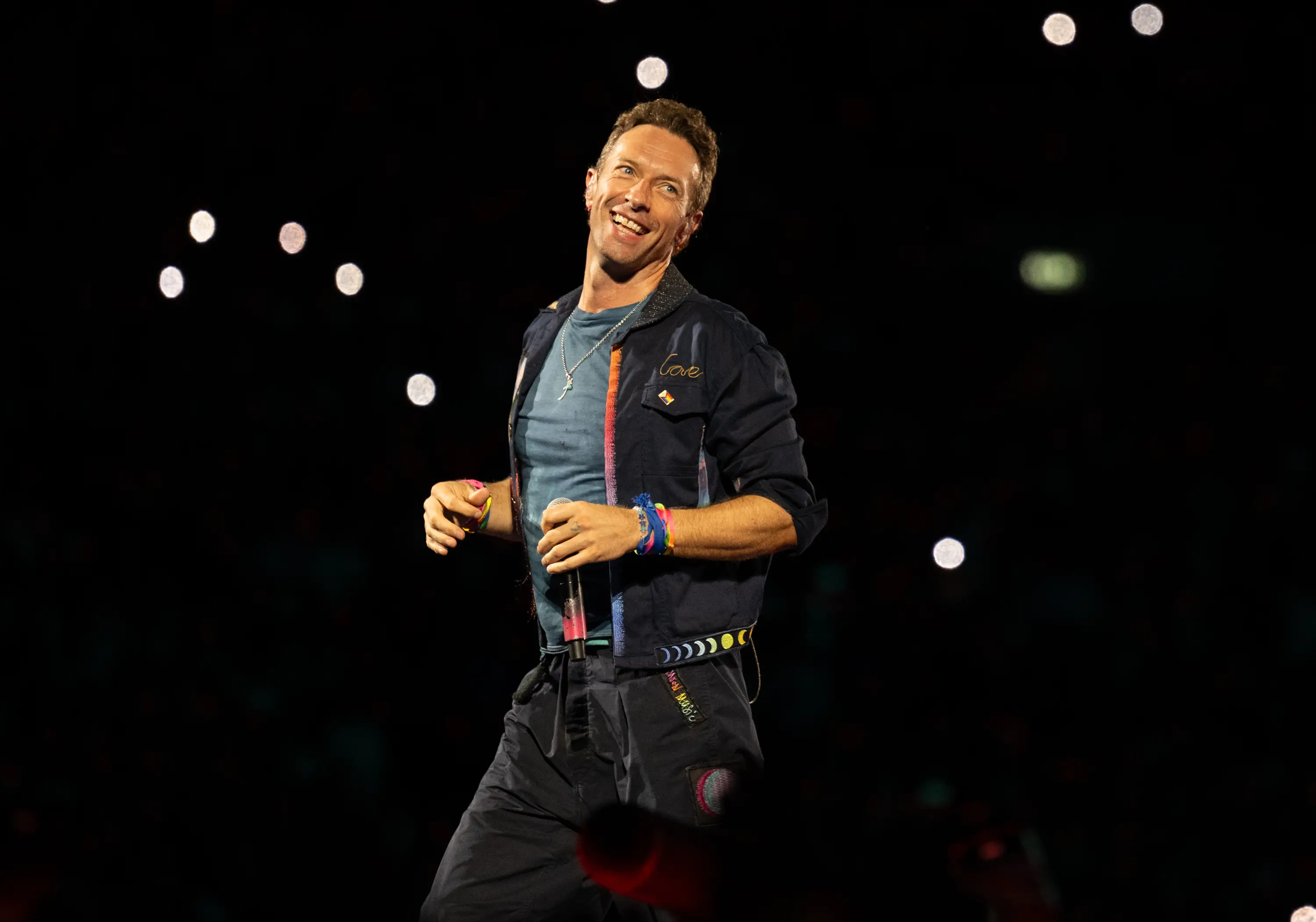 Chris Martin made a cheeky comment after a fan wanted to propose at a recent show (Samir Hussein/WireImage)