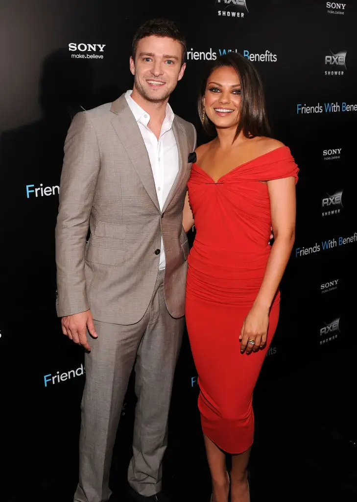 Justin Timberlake previously opened up on filming sex scenes with Mila Kunis (Jamie McCarthy/Getty Images)