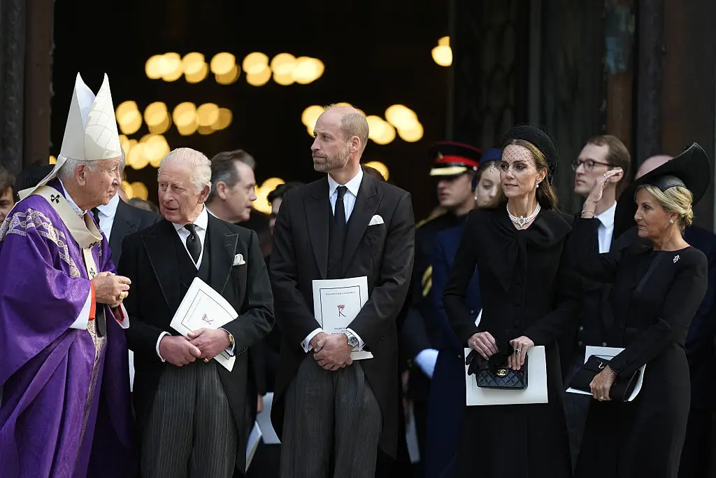 It was the first Catholic funeral attended by senior royals in modern times (Jordan Pettitt - Pool/Getty Images)