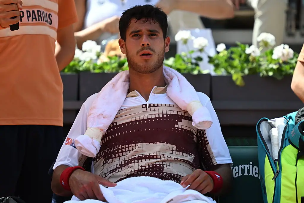 The 22-year-old tennis player from Paraguay claimed that certain matches should not be officiated by women after losing to France's 17-year-old Moise Kouame (Anadolu / Contributor / Getty Images)