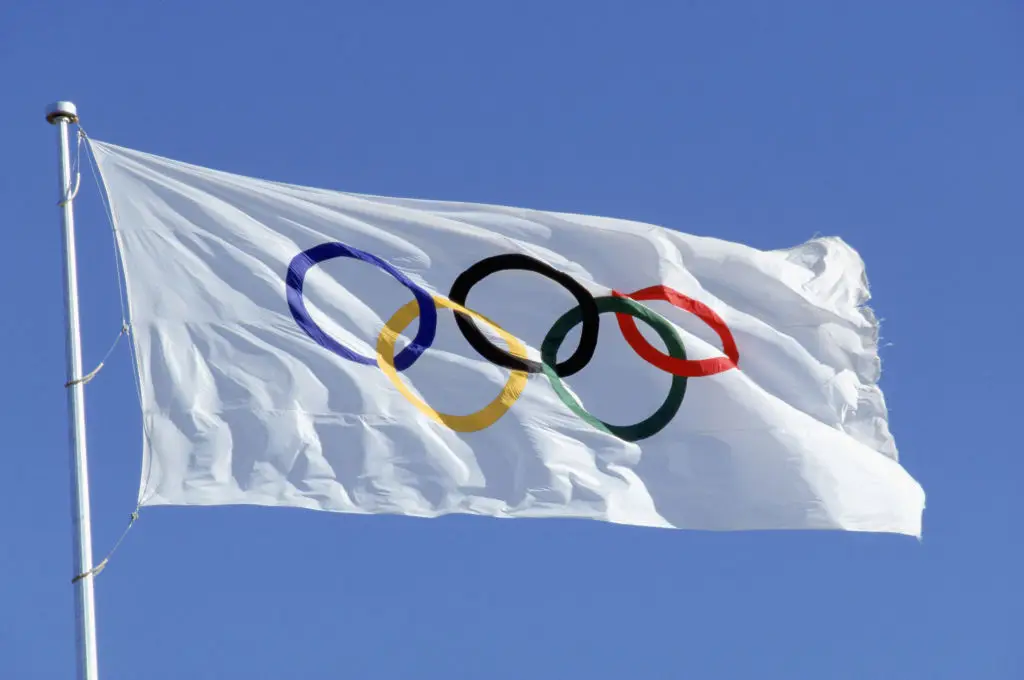 The logo 'expresses the activity of the Olympic Movement and represents the union of the five continents and the meeting of athletes from throughout the world'. (Getty Images/Getty Images North America)