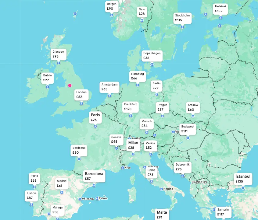 Get a load of this (Google Flights)