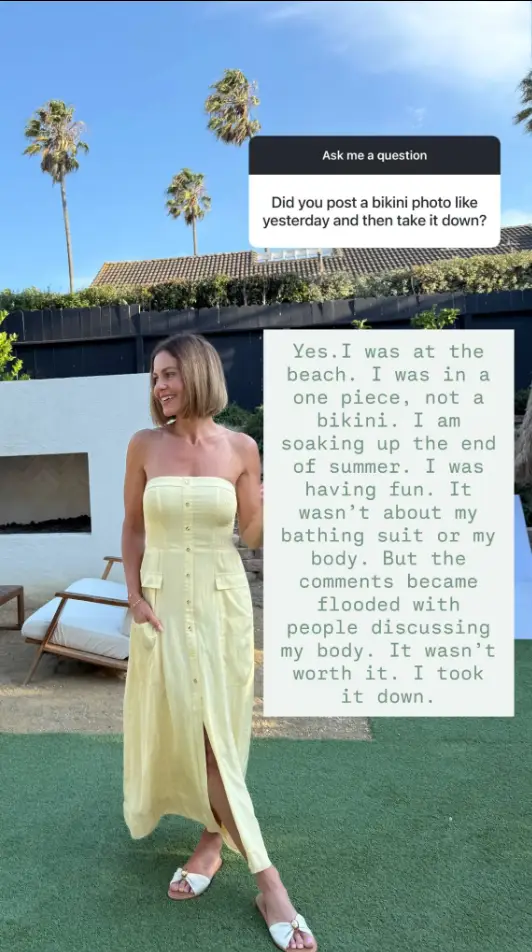 Bure later revealed why she'd deleted the empowering pic (Instagram/@candacecbure)