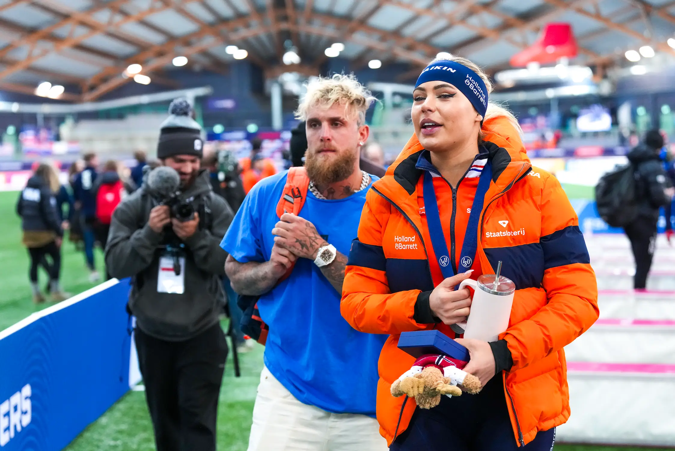 Leerdam is the fiancée of boxer Jake Paul (Douwe Bijlsma/BSR Agency/Getty Images)