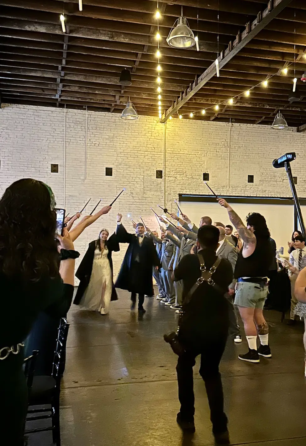 Guests even had wands, too.