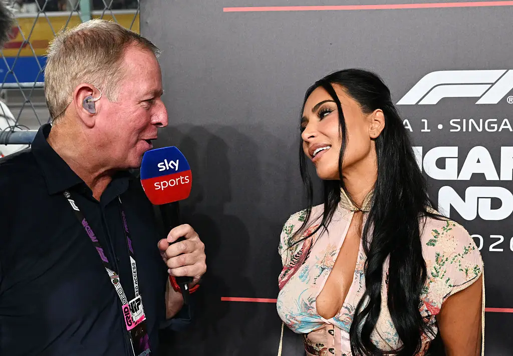 Kim and F1 legend Martin Brundle spoke during the Grand Prix over the weekend (Mark Sutton - Formula 1 / Contributor / Getty Images)