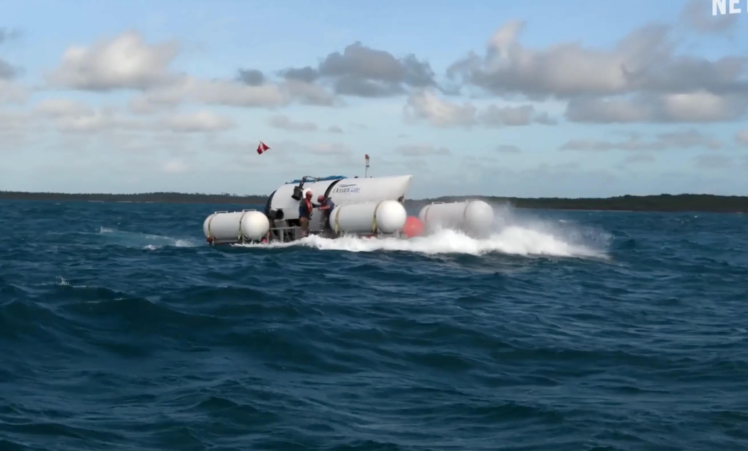 The Titan Sub tickets were available to purchase for £250,000 (Netflix)