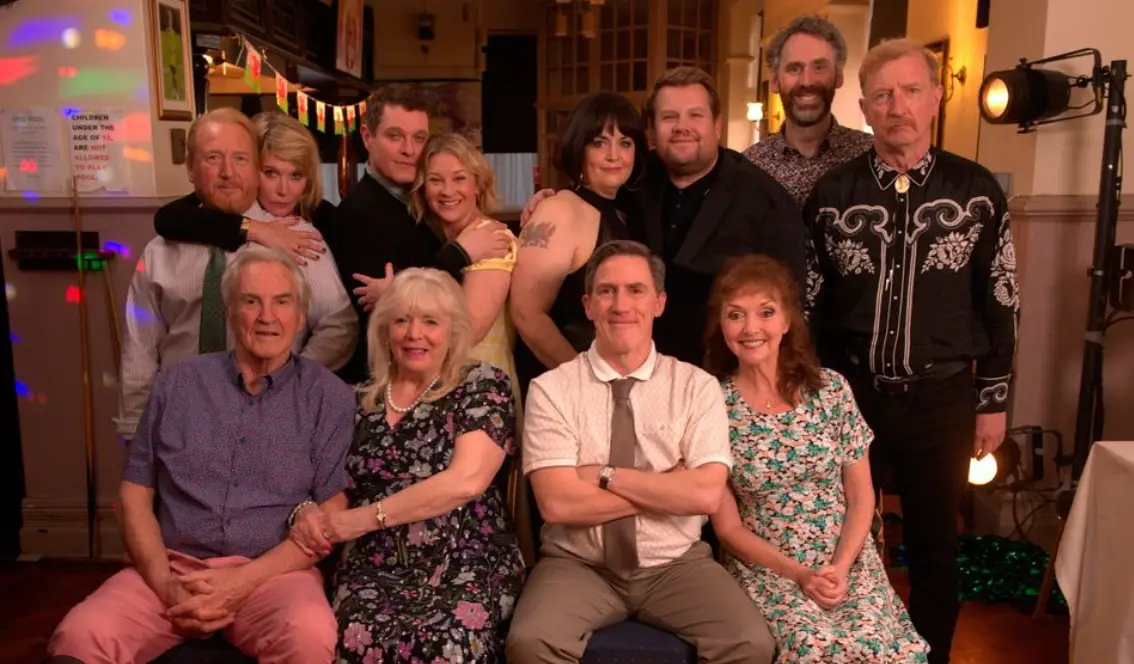 Last night's final saw the gang getting together for the final time (BBC)