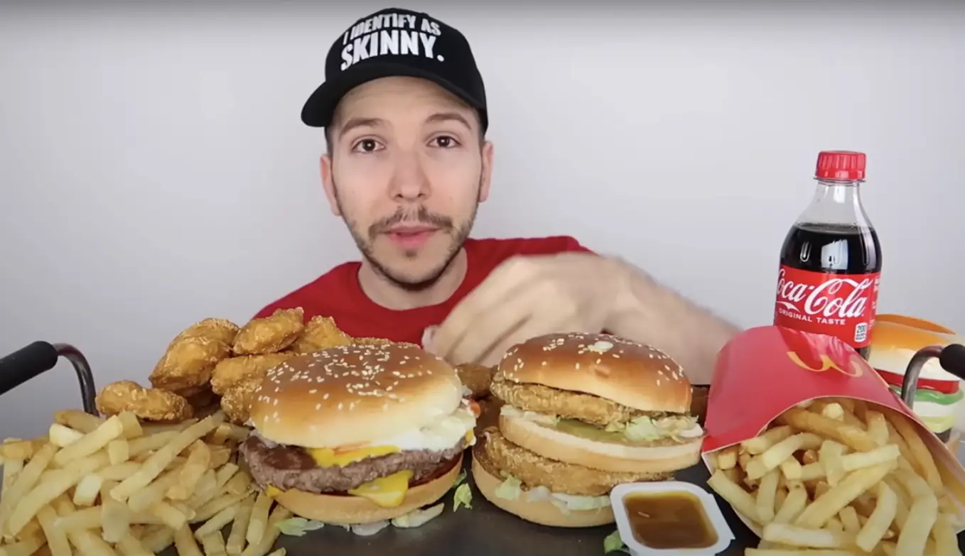 Nikocado is known for his mukbang content (Nikocado Avocado/YouTube)