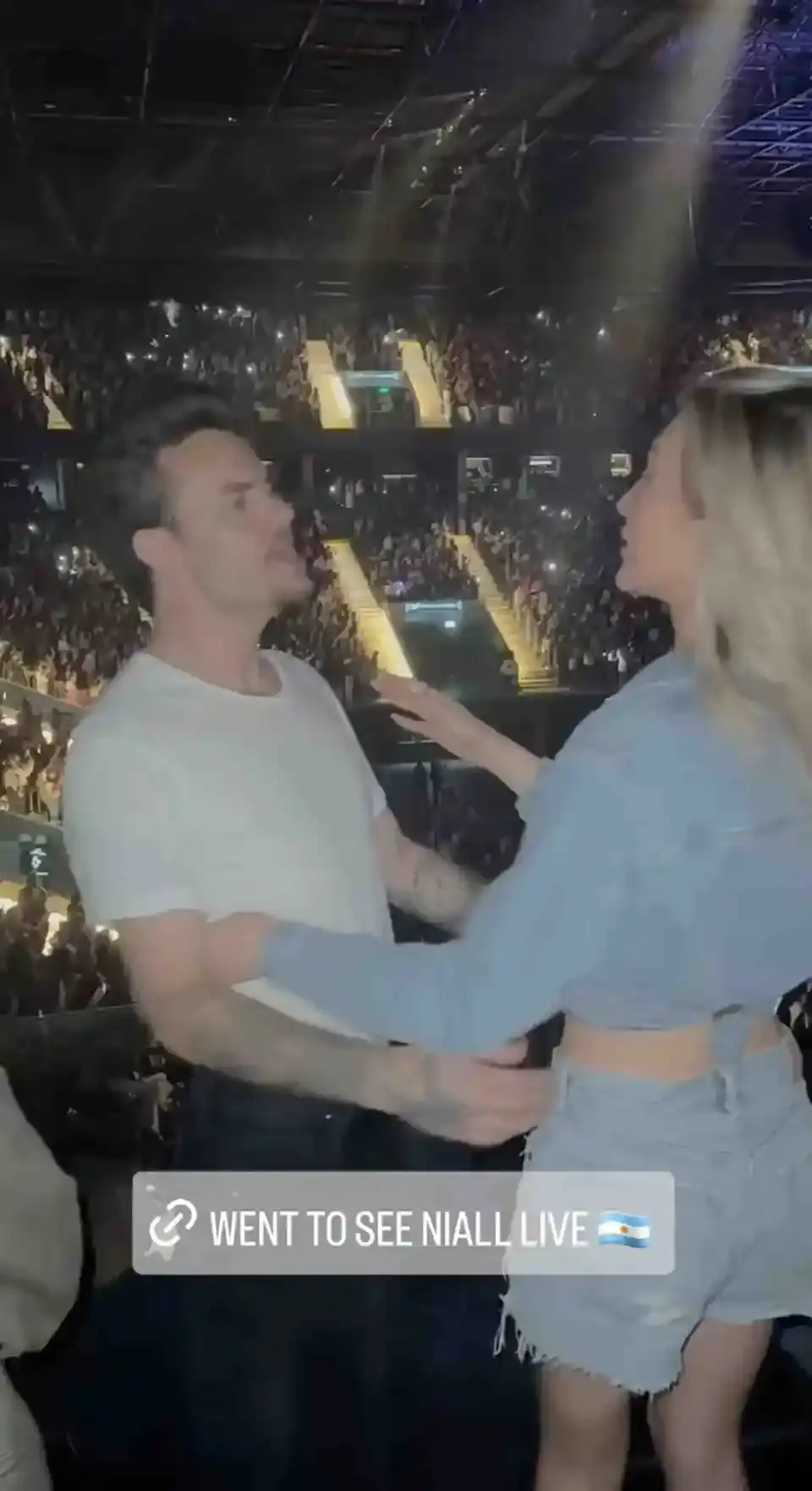 The singer was seen enjoying his former bandmate's concert in the days before his death (Instagram/@liampayne)