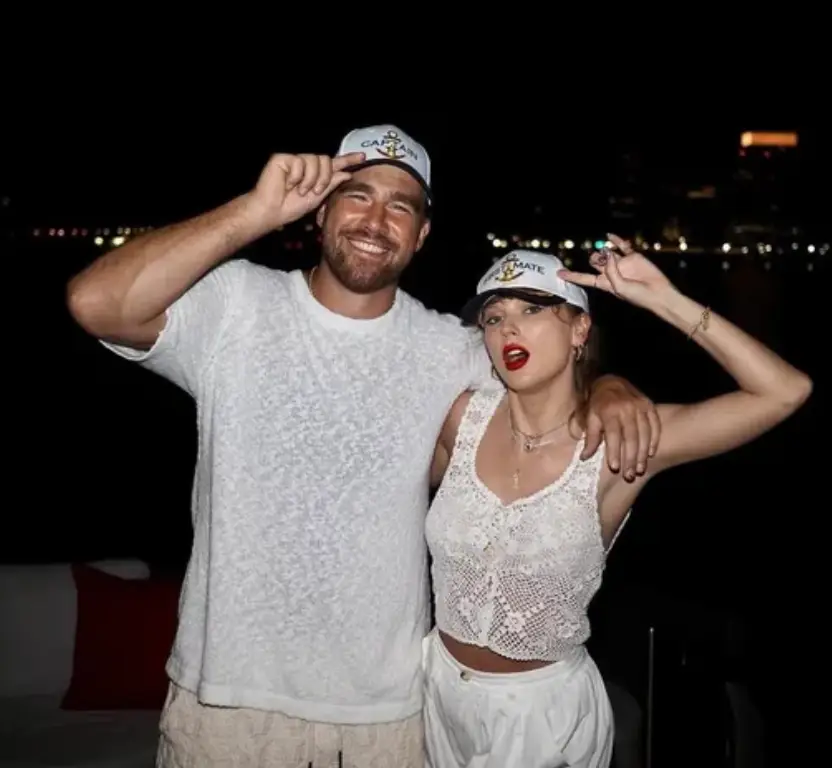 Fans have been sharing their excitement for Taylor and Travis but have bizarrely been commenting on Kayla's posts again (Instagram/@taylorswift)