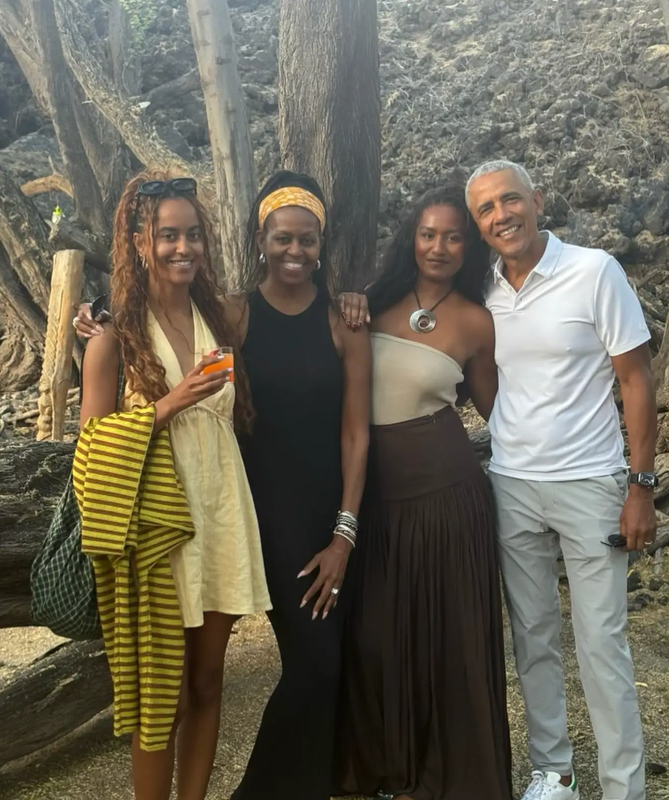 The couple have two children together - Sasha and Malia (Instagram/michelleobama)