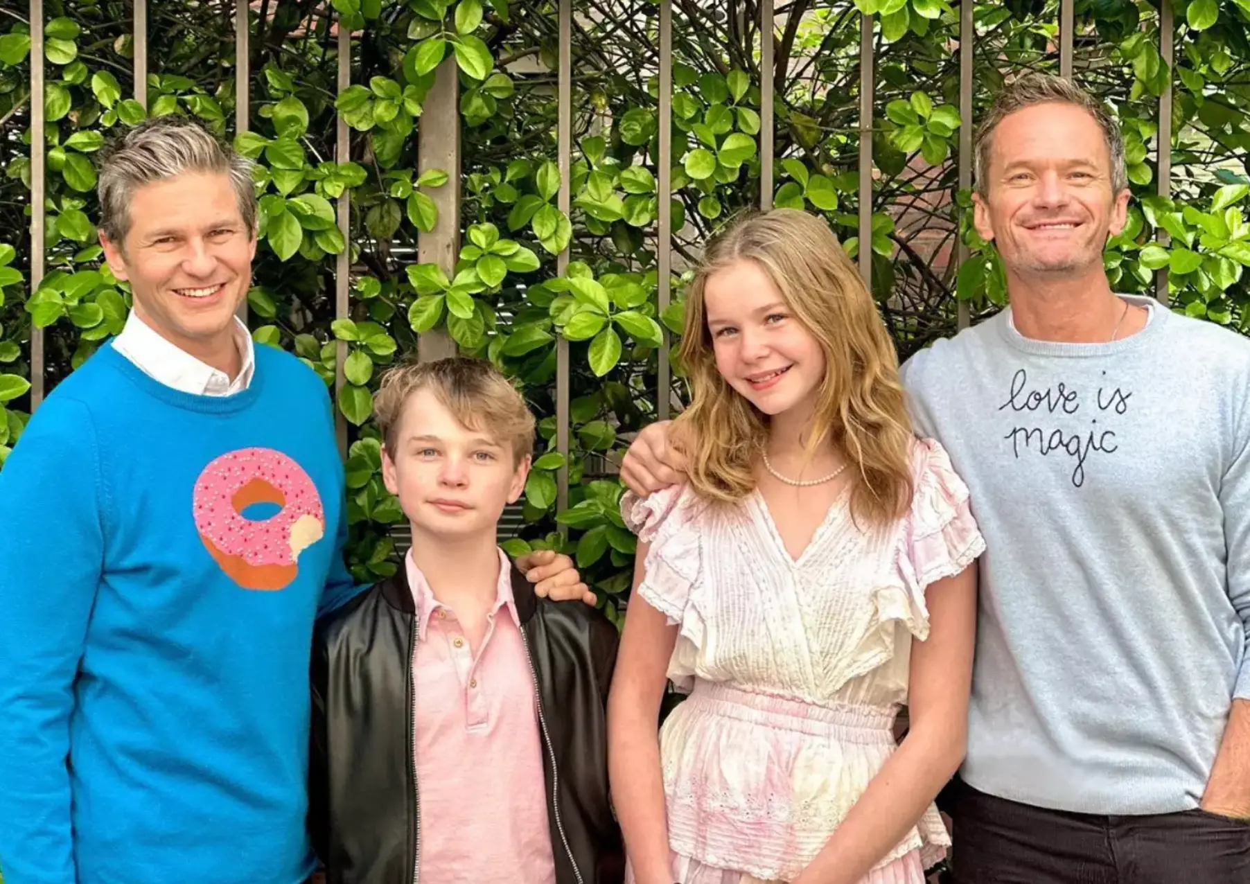 Harris said he doesn't want to know which of the twins are biologically his (Instagram/@nph)