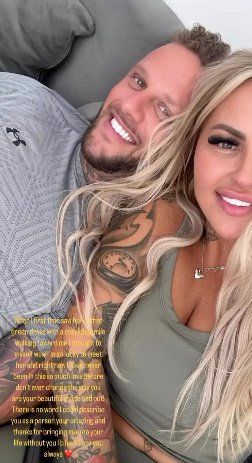 Ross and his new girlfriend (Instagram/@mccarthy91_)