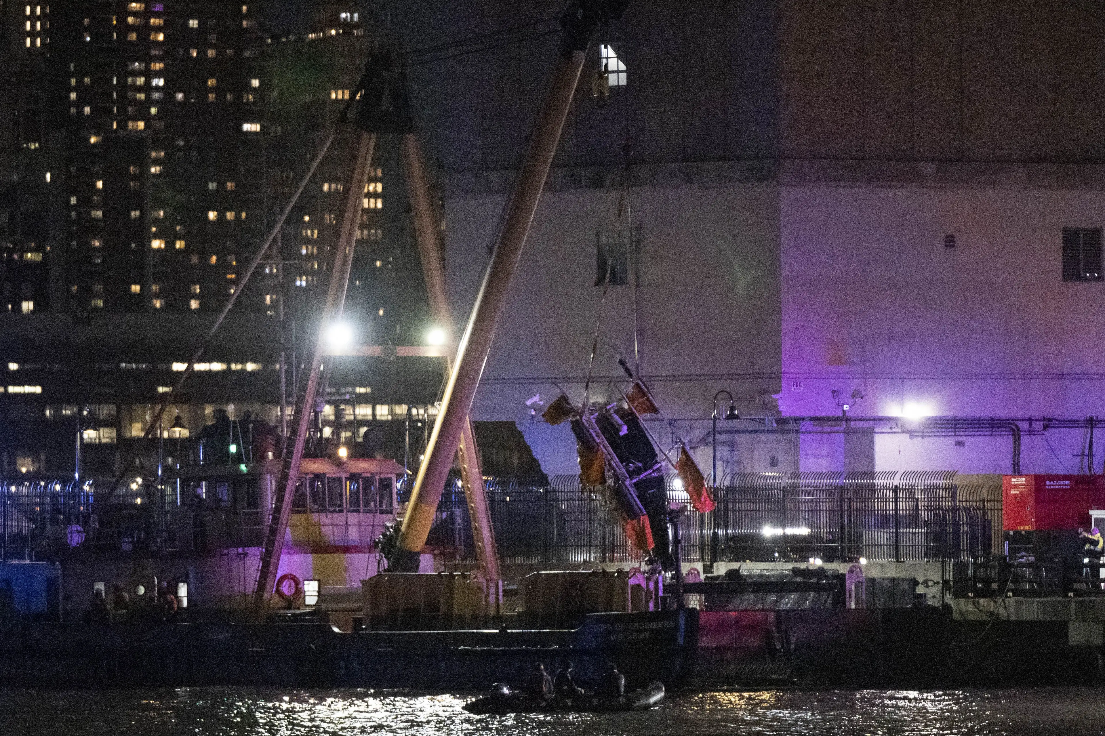 Witnesses have said the aircraft split in half mid-air, before crashing into the water (Mostafa Bassim/Anadolu via Getty Images)