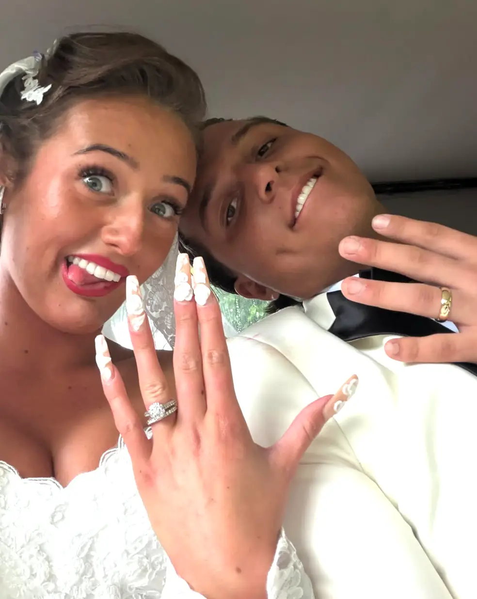 Venezuela and Noah tied the knot last month and have since started married life in Yorkshire (Instagram/@venezuelaprice1)