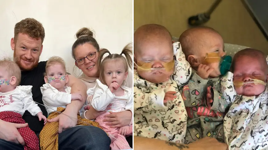 British triplets break record for most premature birth in the world