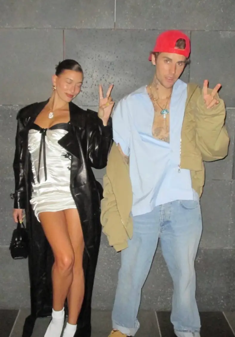 Justin's wife Hailey has been extremely supportive throughout his health journey (Instagram/@haileybieber)