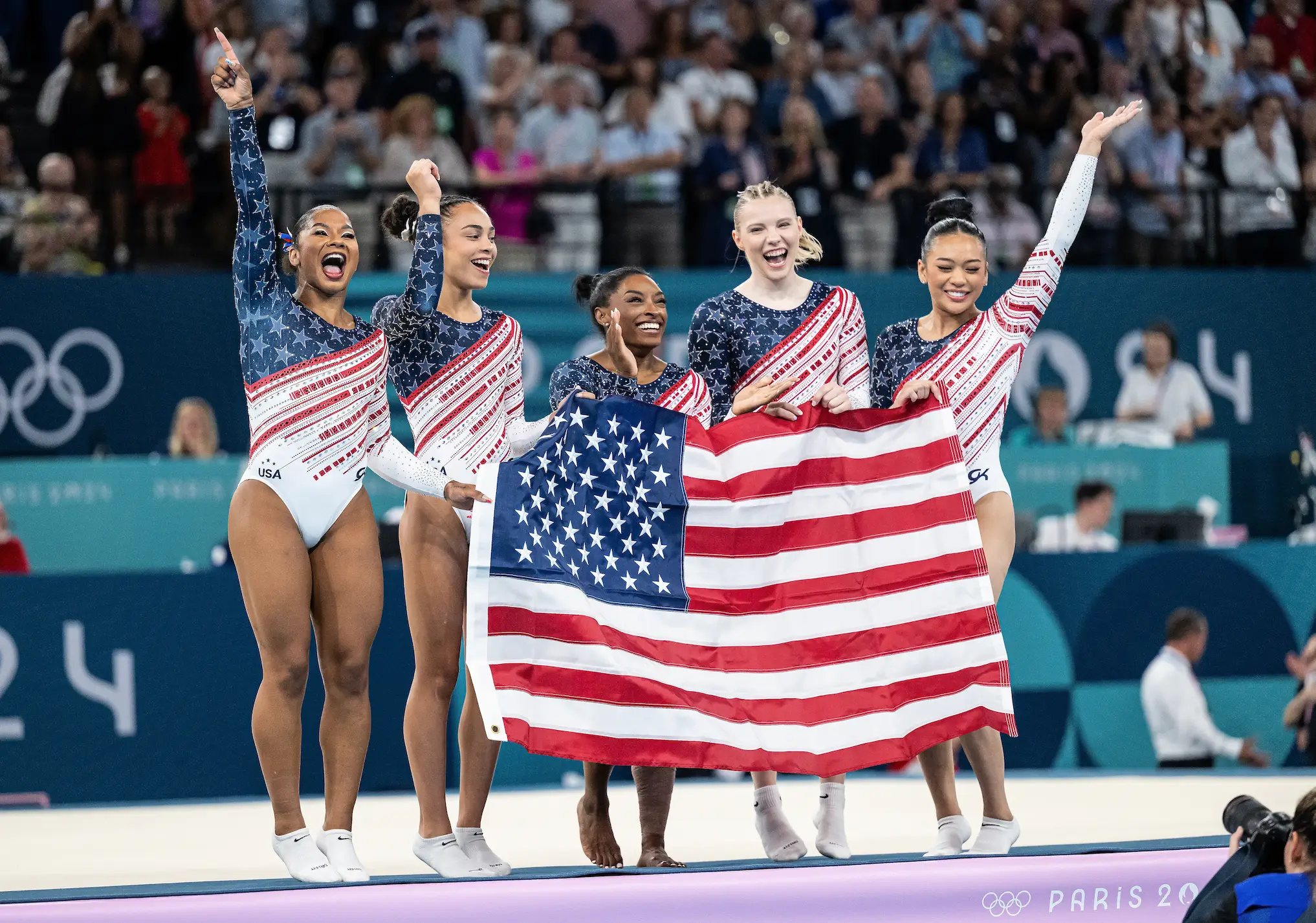 Simone Biles paid tribute to her team on Instagram (Markus Gilliar - GES Sportfoto/Getty Images)