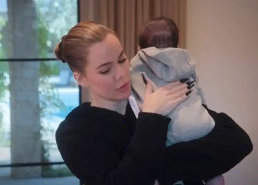 The baby's name appears to be a sweet tribute to Khloe's late father, Robert.