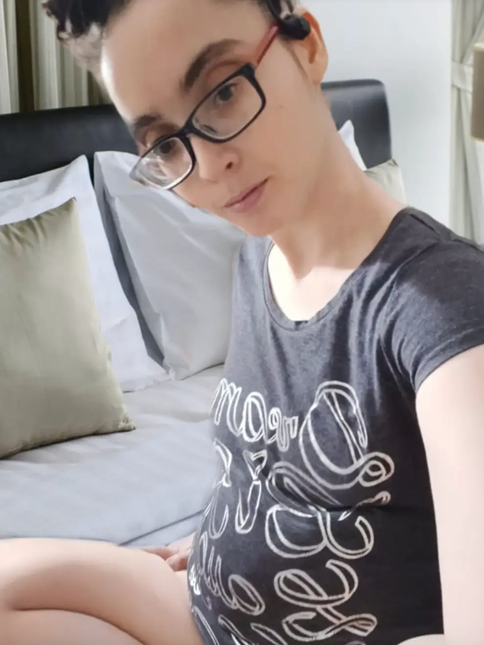 The 36-year-old says she is now expecting a baby.