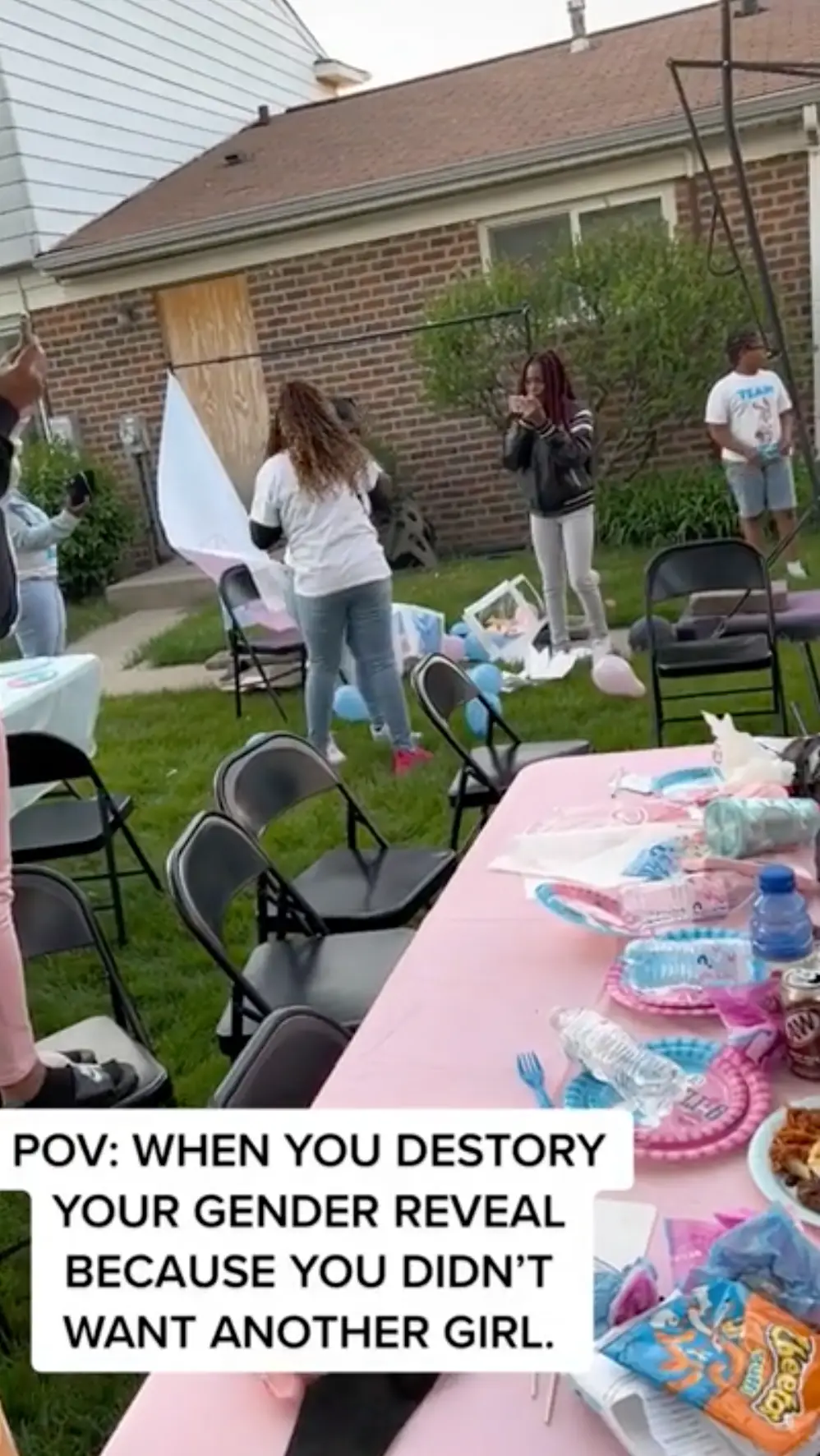 The mother threw a tantrum.