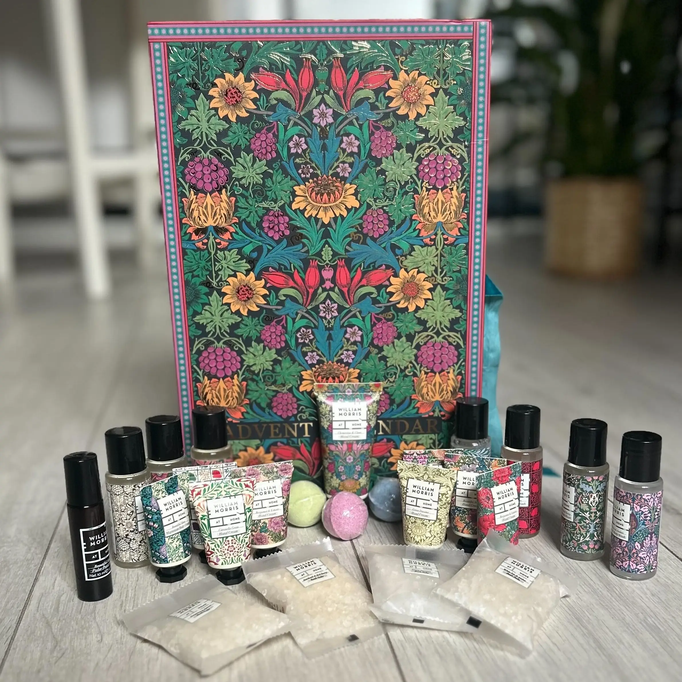 William Morris's braille advent calendar