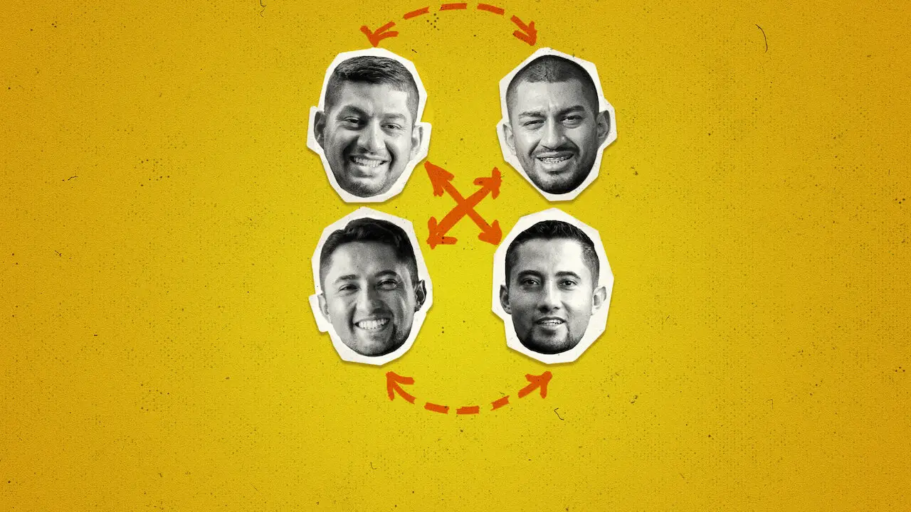 The two sets of twins were switched at birth. (Netflix)