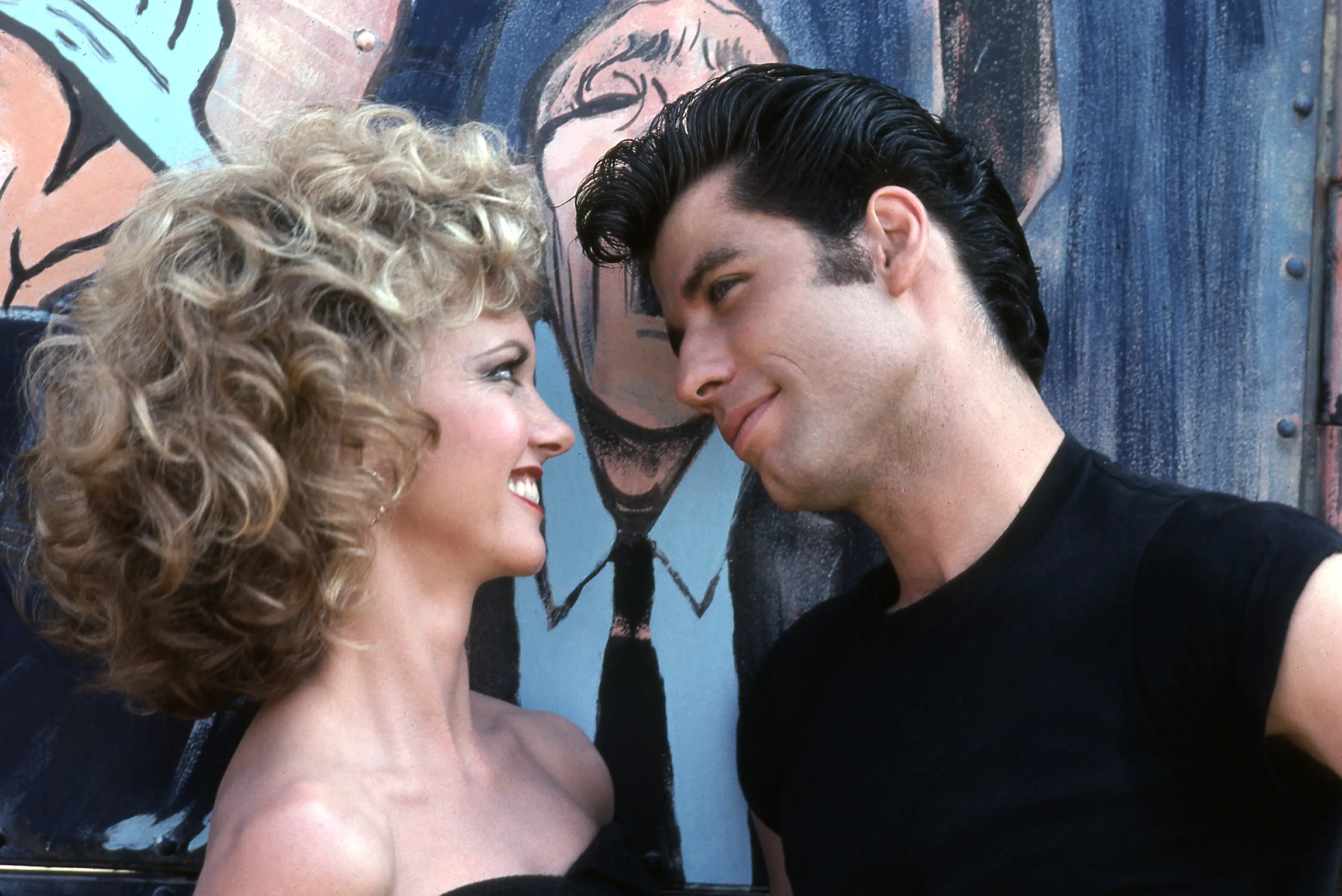 Olivia Newton-John and John Travolta in Grease.