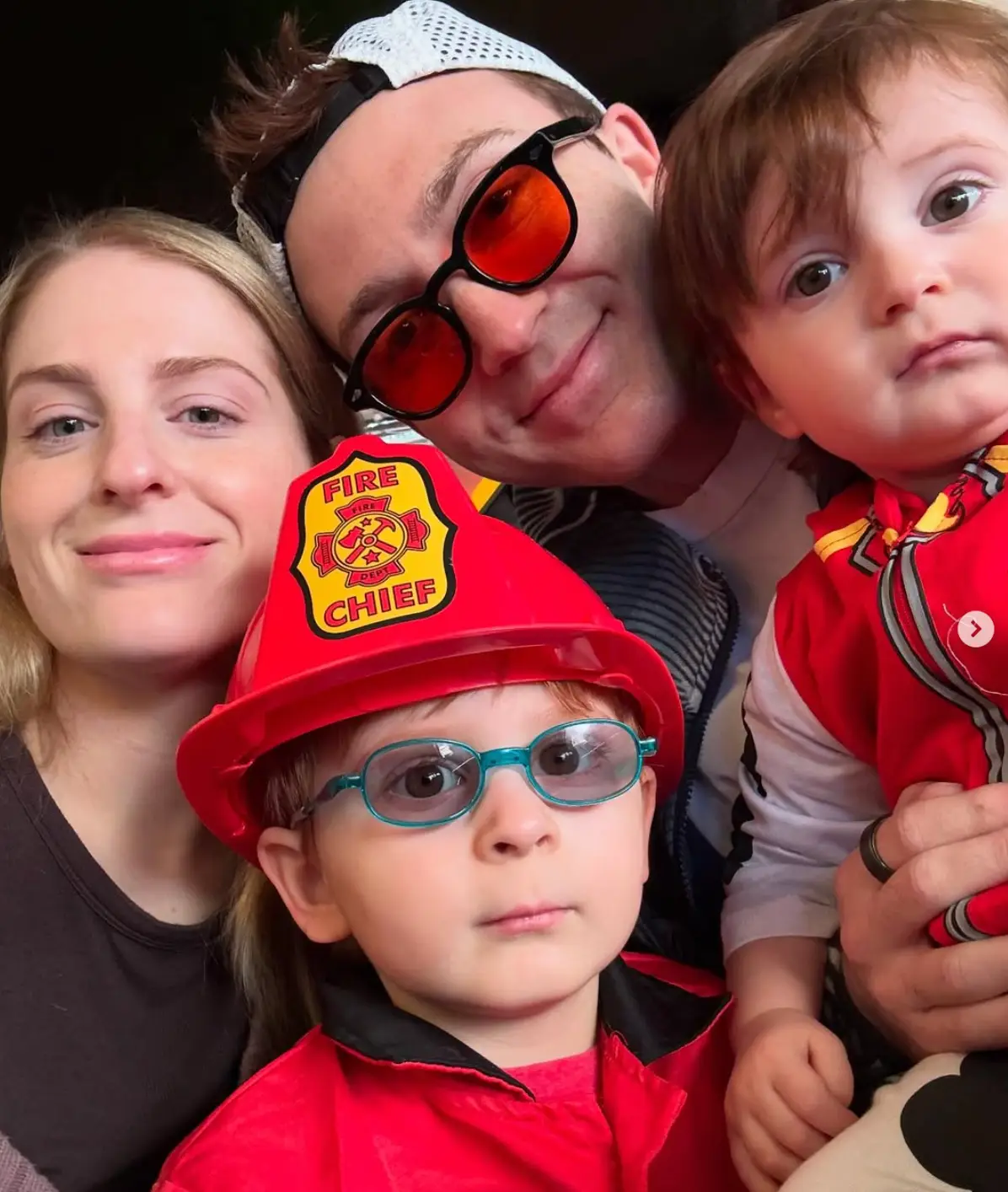 The couple share two sons (Instagram/@meghantrainor)