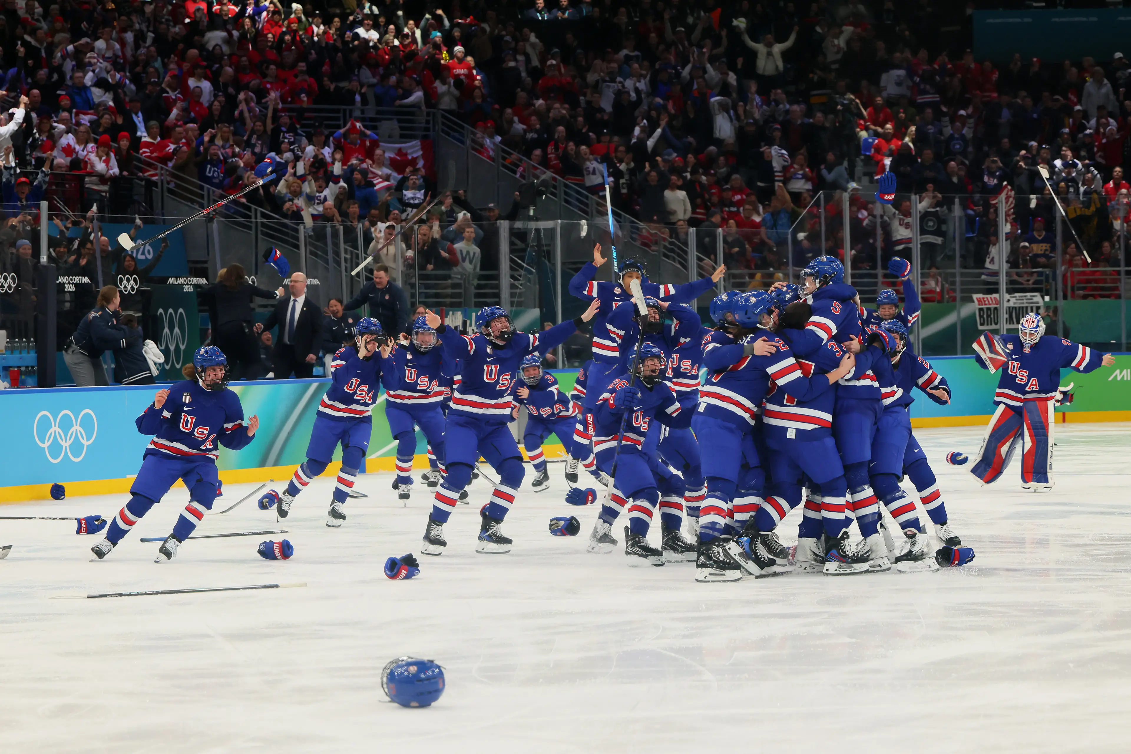 The women's hockey team declined Trump's invite (Bruce Bennett/Getty Images)