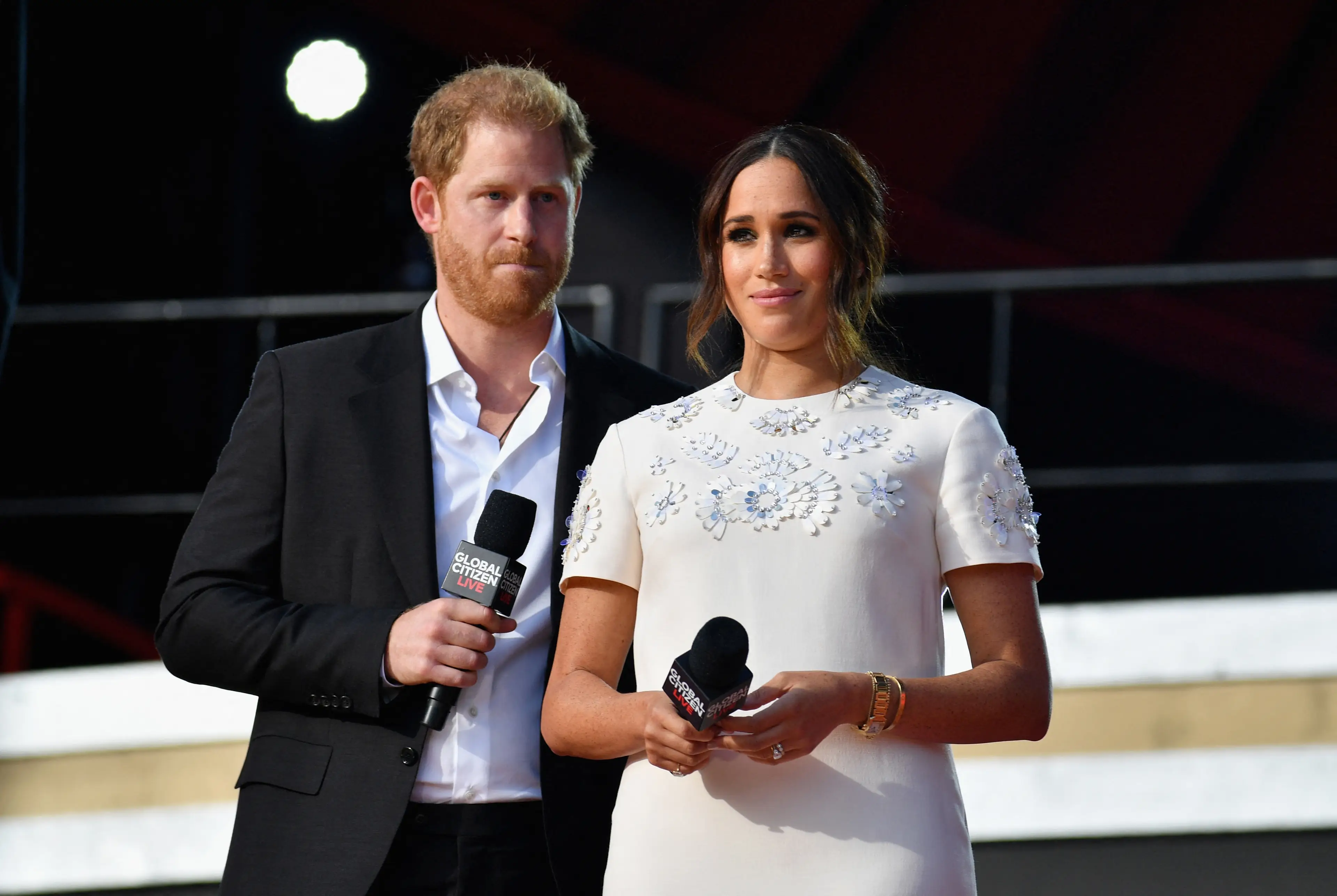 The couple have previously made several allegations about the Royal Family. (ANGELA WEISS/AFP via Getty Images)