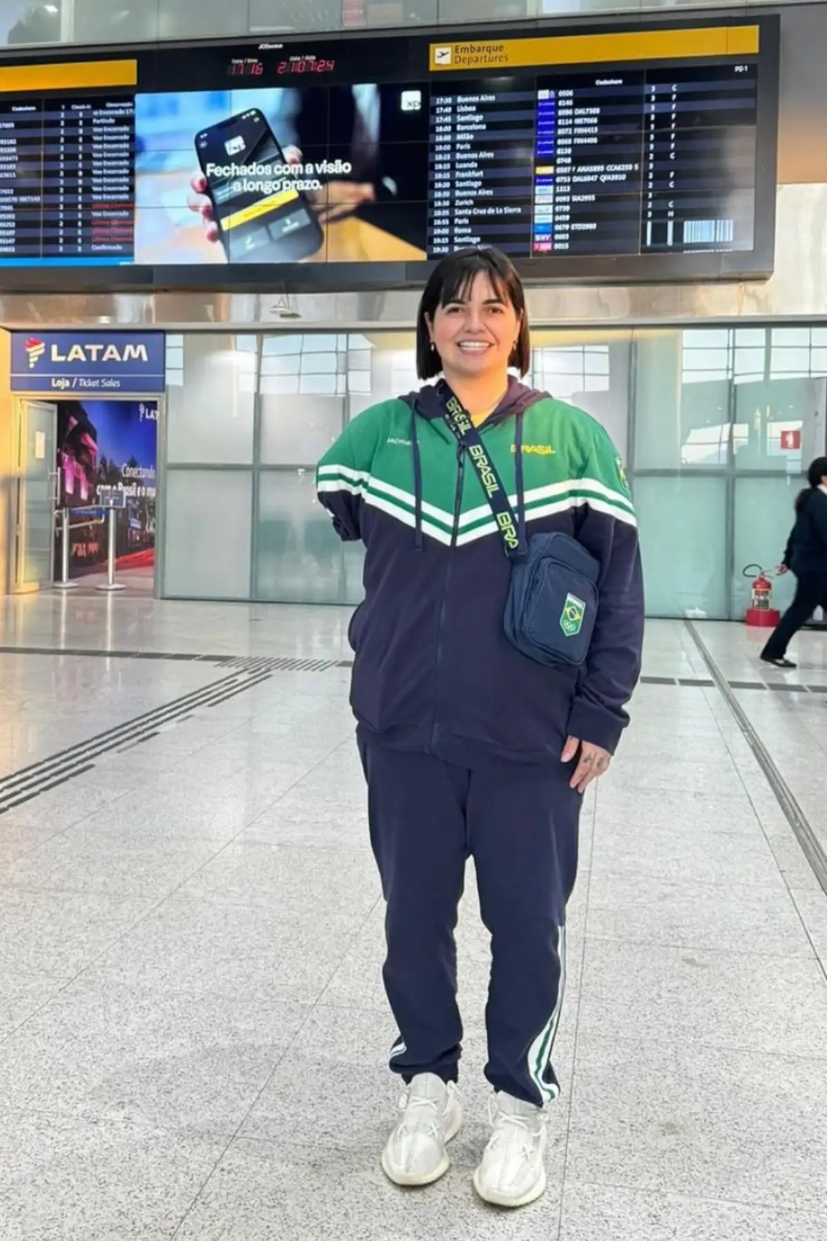 Alexandre will represent Brazil at the Paralympics later this month. (bruninha_alexandre/Instagram)